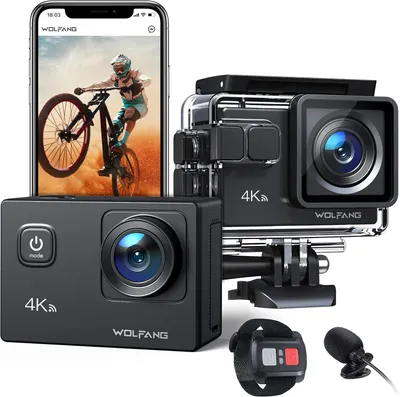 Productafbeelding van Action cam 4K 30fps - 20MP - WiFi - 40 m waterdicht - EIS - 170° groothoek