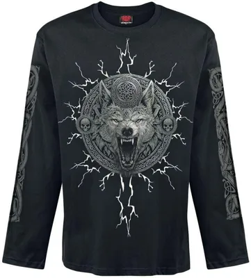 Produktbild von Spiral Langarmshirt Herren Valhalla schwarz XXL