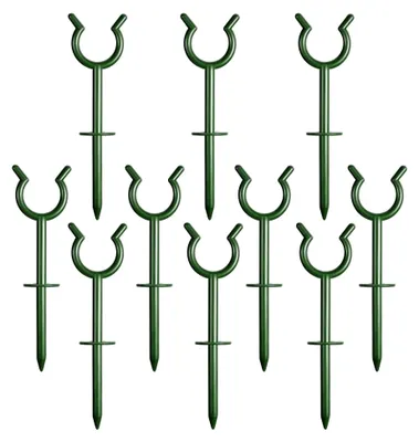 Produktbild von Gartenschlauchführungspfähle, Schlauchhalter, Erdspieß für Rasen und Pflanzenschutz