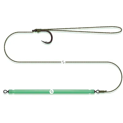 Produktbild von Madcat Bungee Pellet Rig - Wallervorfach, Größe:3/0, Länge/Durchmesser/Tragkraft:70cm / 0.95mm / 84kg