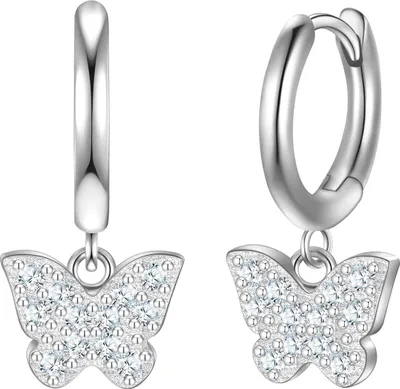 Produktbild von Glanzstücke München Creolen Schmetterling Sterling Silber Zirkonia 50084386