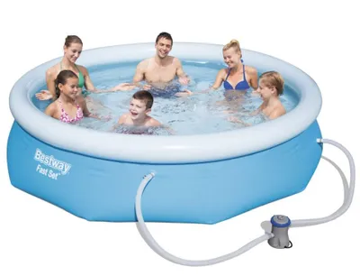Obrázek produktu pro Bestway Fast Set 57270, 3638 l, Nafukovací bazén, Modrá, 11,1 kg
