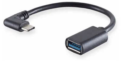 Produktbild von Adapter, USB 3.0 Typ C Stecker/USB A Buchse, 90°