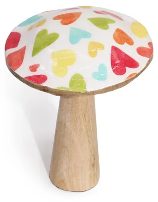 Imagen del producto de Seta Mediana - 15cm - Corazones Pastel