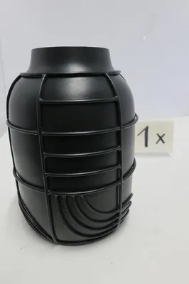 Imagen del producto de Jarrón Gilde, "Laberinto", metal, color , unidad de venta: 2, largo: 17 cm, ancho: 17 cm, alto: 20 cm. Código: 55270 4063387552704