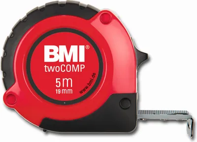 Produktbild von BMI Taschenbandmaß twoCOMP 10 m x 25 mm