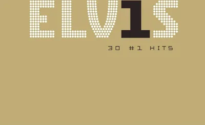 Album cover art for Elvis Presley's 'Elvis 30 #1 Hits'.