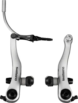 Image de SHIMANO Frein sur jante V-Brake BR-R353 Avant, modèle S70T, pour vélo de route, couleur argent.