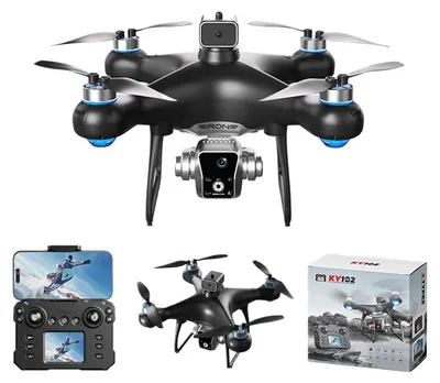 Image de Drone GPS Zimilo avec caméra, système d'évitement d'obstacles à 360°, autonomie de vol de 15 minutes, moteur sans balais, télécommande avec écran,via application Wi-Fi, 2 batteries