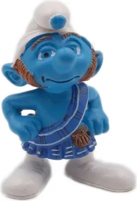 Produktbild von Schleich Tapferer Schlumpf Figur Blau  Blau One Size