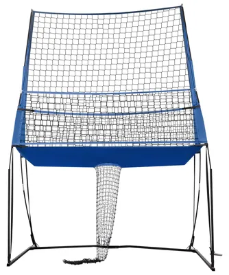 Immagine prodotto di Rete da allenamento per pallavolo, design portatile, altezza regolabile, colore blu