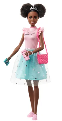 Produktbild von Barbie Prinzessinnen Abenteuer Nikki Puppe, Anziehpuppe, Modepuppe