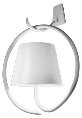 Wandleuchte mit Halterung, kabellos, 2,2 W, LED, Weiß