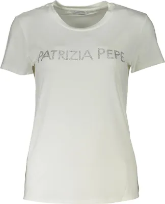 Image de T-shirt femme Patrizia Pepe blanc CM1419J013_BIW146 : Taille - XS Taille : XS