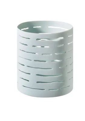 Produktbild von ASA Windlicht, bleu mit Durchbrüc  d. 6,5 cm, h. 7,5 cm, porcelain
