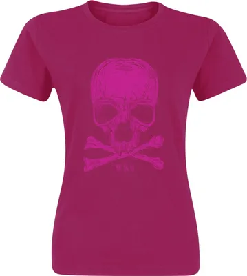 Produktbild von BadAss Bastards - Skull - Girl-Shirt Gr. L