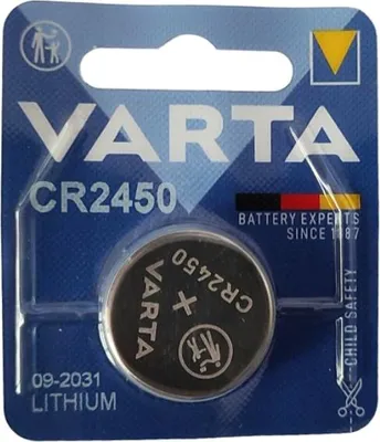 Produktbild von Varta CR 2450 Lithium-Münzenbatterie