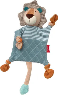 Produktbild von sigikid Schnuffeltuch Löwe beige/blau 22cm, 42157