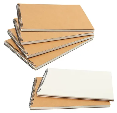 Image de TRANKIELO® - Bloc de croquis A4, 60 pages - Dos toilé, papier d'artiste de 160 g/m² - Idéal pour le dessin et les croquis
