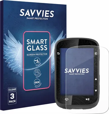Produktbild von 3x Savvies Schutzglas Folie für CooSpo CS600-BK 9H Panzer Schutzfolie Glas Displayschutz klar transparent
