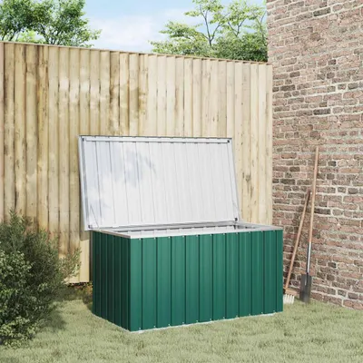 Produktbild von vidaXL Garten-Aufbewahrungsbox Grün 129 x 67 x 65 cm