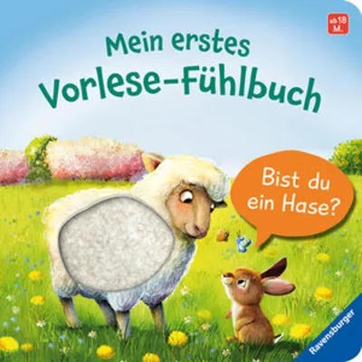 Immagine prodotto di Mein erstes Vorlese-Fühlbuch: Bist du ein Hase?