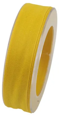 Produktbild von Webband, Schleifenband 25mm gelb 20m Rolle (1m=0,45EUR) Goldina