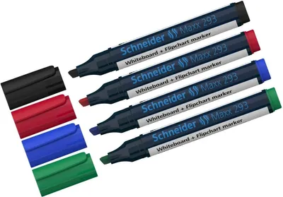 Produktbild von Whiteboard- und Flipchartmarker 293 4-er Set Packung mit 30 Stück