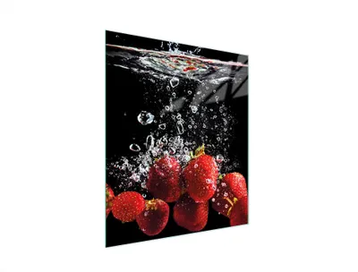 Obrázek produktu pro Skleněné prkénko na krájení 45x52 jahod