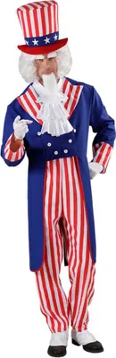 Produktbild von MR. AMERICA (Frack, Hemd mit Jabot,Hosen, Hut) L