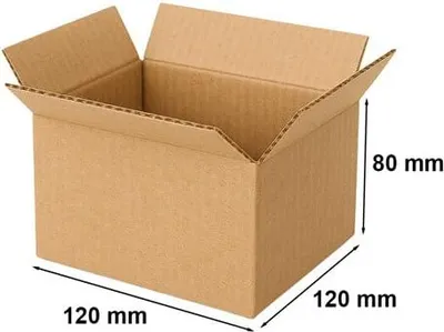 Image de Carton pliable 120 x 120 x 80 mm (extérieur) B320