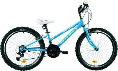 Produktbild von Kinderfahrrad mit 6 Gängen - 20 Zoll - Damen/Mädchen - Rahmenhöhe 28cm - Blau