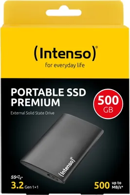 Productafbeelding van Intenso 3823451 Intenso Premium 500 GB externe SSD-Festplatte schwarz