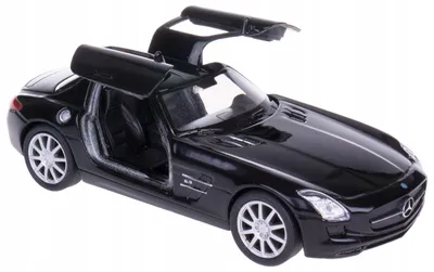 Produktbild von Welly Mercedes-Benz SLS AMG Modellauto 1:32 Schwarz