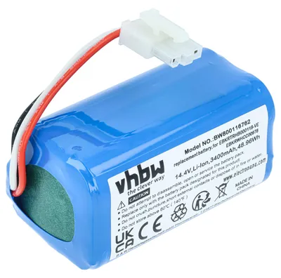 Produktbild von vhbw Akku Ersatz für Miele 9702922, EBGETRHA005823, EBGETRHF000309, 09793462 für Staubsauger (3400 mAh, 14,4 V, Li-Ion)