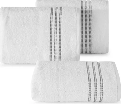 Zdjęcie produktu dla Ręcznik SEBA 30x50 cm biały bordiura bawełna frotte 480 g