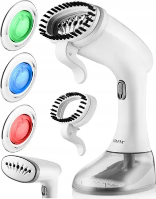 Produktbild von Handdampfer 2000W 380Ml 7 Düsen 3 Dampfregler Bürstenaufsatz