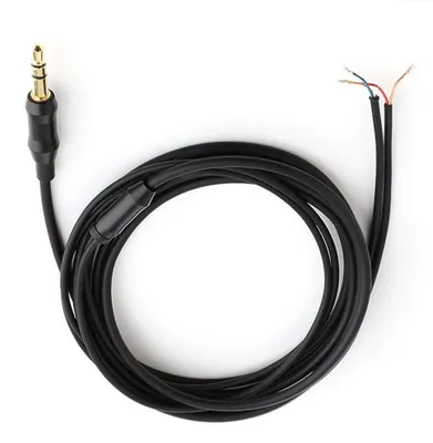 Immagine prodotto di Cavo audio per cuffie - 1,5 m - Cavo di ricambio fai-da-te - 3,5 mm - Alta qualità - Adatto per cuffie - Connettore a 4 poli...