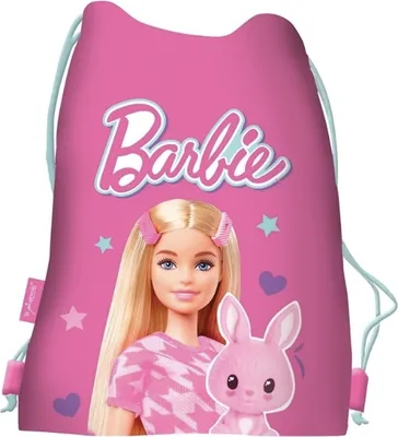 Obrázok produktu pre Školská taška pre bábiky - školský batoh pre deti s perom - taška na topánky a zošit na domáce úlohy - motív Barbie