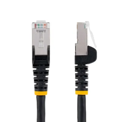 Zdjęcie produktu dla StarTech.com NLBK-5M-CAT6A-PATCH, 5 m, Cat6a, S/FTP (S-STP), RJ-45, RJ-45, Czarny