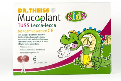 Immagine prodotto di Theiss Mucoplant Tuss Lecca Lecca 6 Pezzi