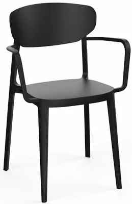 Immagine prodotto di Poltrona da giardino MARE ARMCHAIR impilabile nero