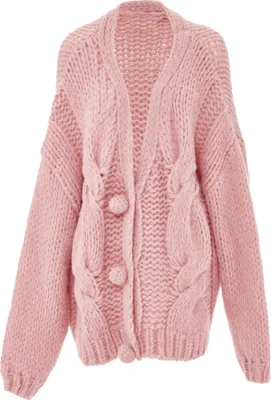 Produktbild von ebeeza damen strickjacke - pink, M