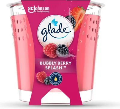 Zdjęcie produktu dla Świeca zapachowa Glade Bubbly Berry Splash 112g 1 szt