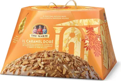 Produktbild von Panettone Tre Marie Caramel Dorè 900gr