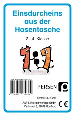 Zdjęcie produktu dla ISBN 9783403202189, Niemiecki, Inne formaty, 33 stron(y)