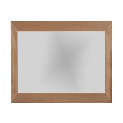 Immagine prodotto di Teako Design Specchio da parete Kalix Teak massiccio FLEGT 90x80 cm
