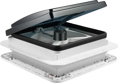 Immagine prodotto di Ventilatore, funzionamento silenzioso, efficiente circolazione dell'aria, bianco e nero