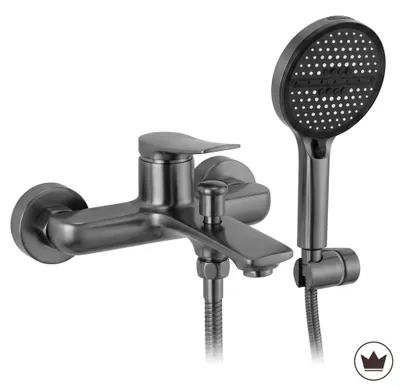 Immagine prodotto di Rubinetto Per Vasca Da Bagno Rea Premium Vision Titanio