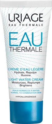 Zdjęcie produktu dla Uriage Eau thermale, Krem na dzień, Kobiety, Skóra mieszana, Skóra normalna, Twarz, Nawilżający, Pobudzający, Odżywiający, Zmiękczający, 40 ml